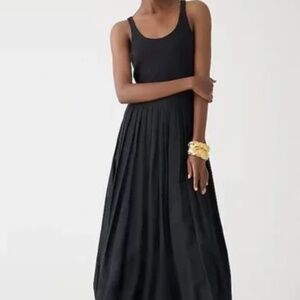 J Crew MIDI Black Dress